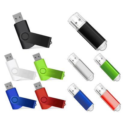 100Pcs/lot USB 2.0 Flash Drive 4GB 8GB Pen Drive 128MB Usb Sticks 1GB 2GB Pendrives 16GB Memory Flash 32GB 64GB U Disk Free Logo
