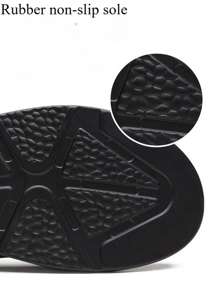 Luxury Men's Genuine Leather Sandals Classic Roman Men Shoes Slippers Soft Comfortable Men Non-slip Walking Slippers Footwea