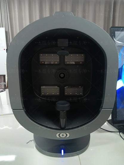 AI Hair Analysis 3D Facial Skin Analyzer Machine 15.6/21.5 Inch 8 Light Spectrum Skin Analysis Scanner For Business Beauty Care