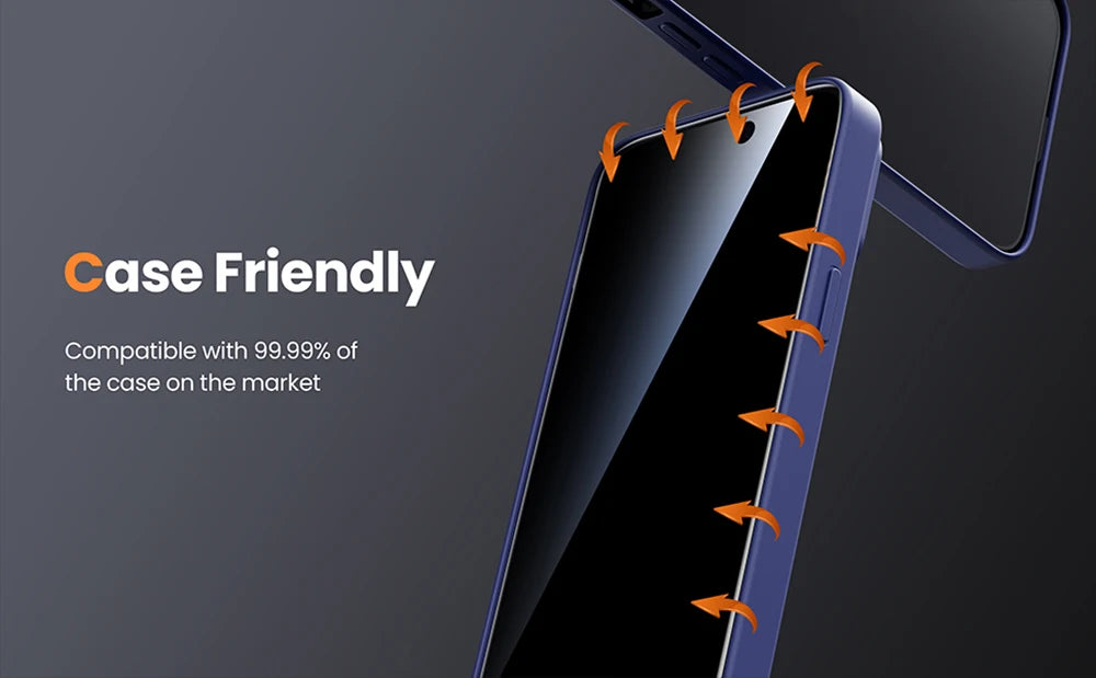 Joyroom 1/2pcs Anti-spy Tempered Glass Private Screen Protector For iphone 15 14 13 Pro Max For iPhone 12 11 pro max Glass