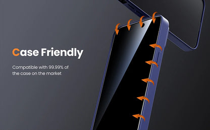Joyroom 1/2pcs Anti-spy Tempered Glass Private Screen Protector For iphone 15 14 13 Pro Max For iPhone 12 11 pro max Glass