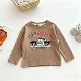 Kids' Car Print Long-Sleeve T-Shirt — view 9