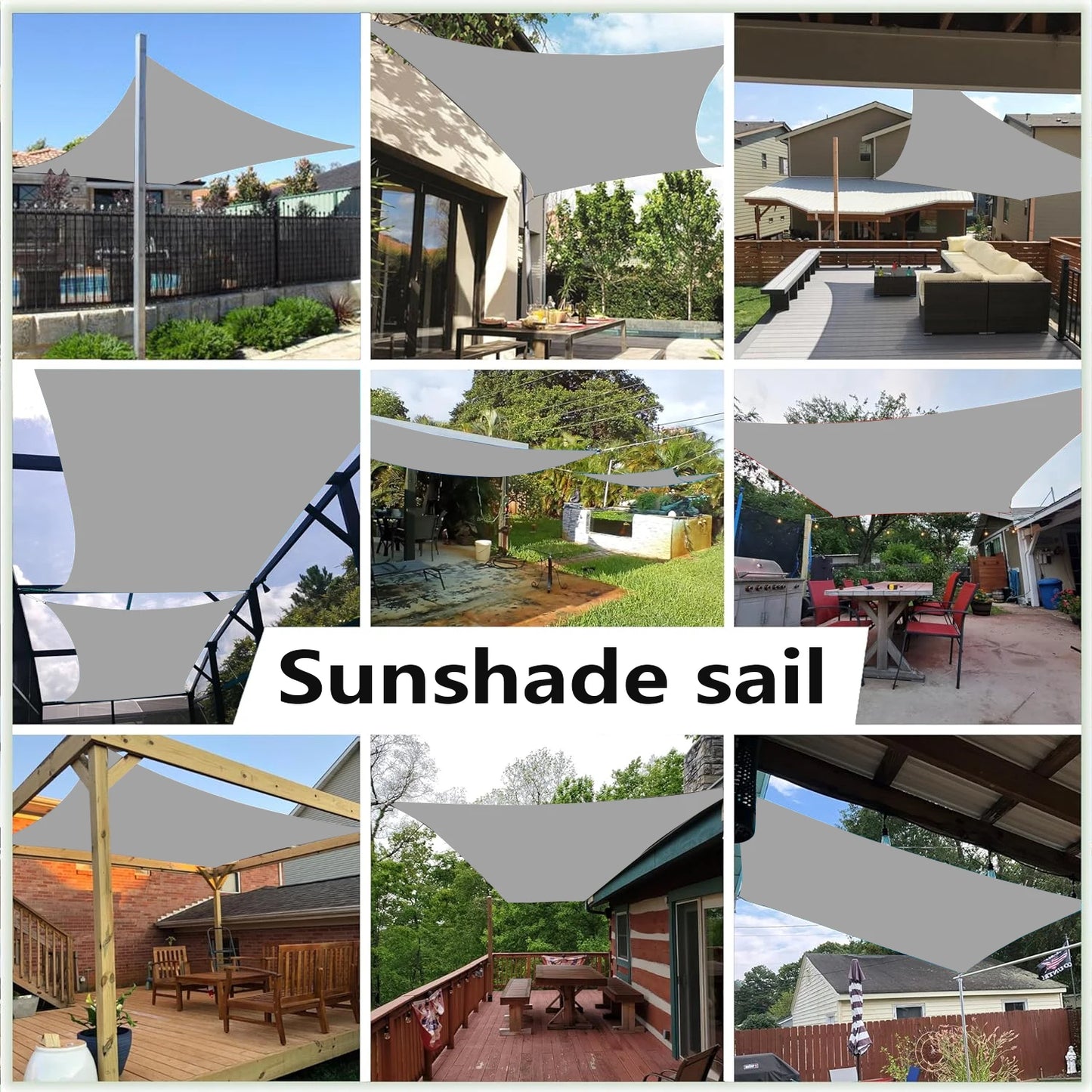 6x4m waterproof sunshade sunshade protective cover canvas camping sunshade cloth large outdoor rain and snow shed garden terrace