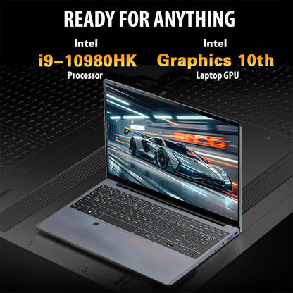 2026 New LENOU 15.6 Inch Gaming Laptop Intel Core i9-10980HK 16GB RAM 1TB  Win11 Pro High Performance Portable Gamer Notebook PC