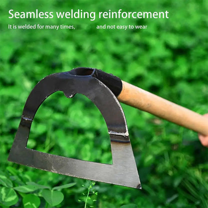 Hollow Hoe Weeding Rake Steel weeding hoe Labor-saving Weeding Loosening Soil Artifact Harrow HandheldHoe Farm Tool Gardening