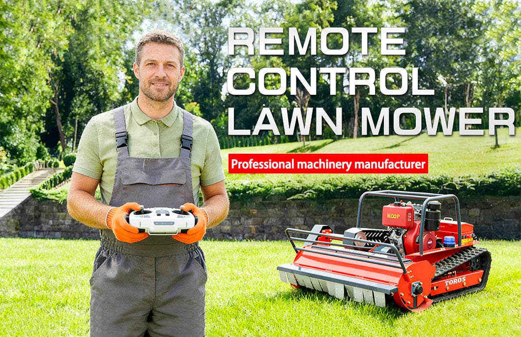 Grassland Green Trimming Lawn Mower CE EPA Mower Remote Customized Tracked Mulcher Multifunction Made in China