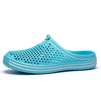 Comfortable Men Pool Sandals Summer Outdoor Beach Shoes Men Slip on Garden Clogs Casual Water Shower Slippers Unisex