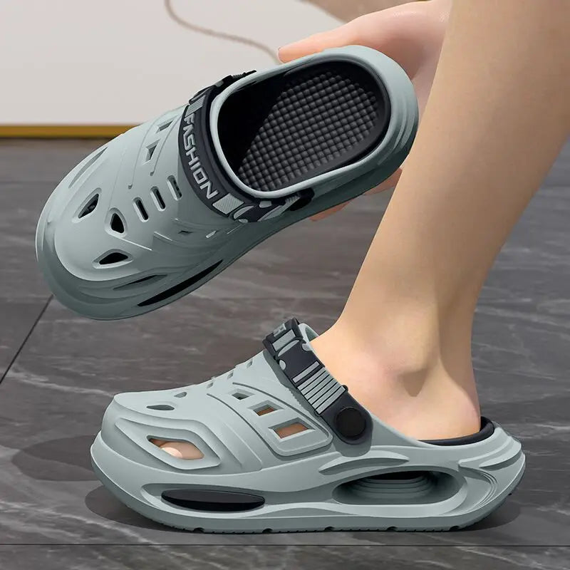 Bow foot supported EVA sports sandals suitable for men's summer indoor 2026 new cool slippers suitable for men's home decoration