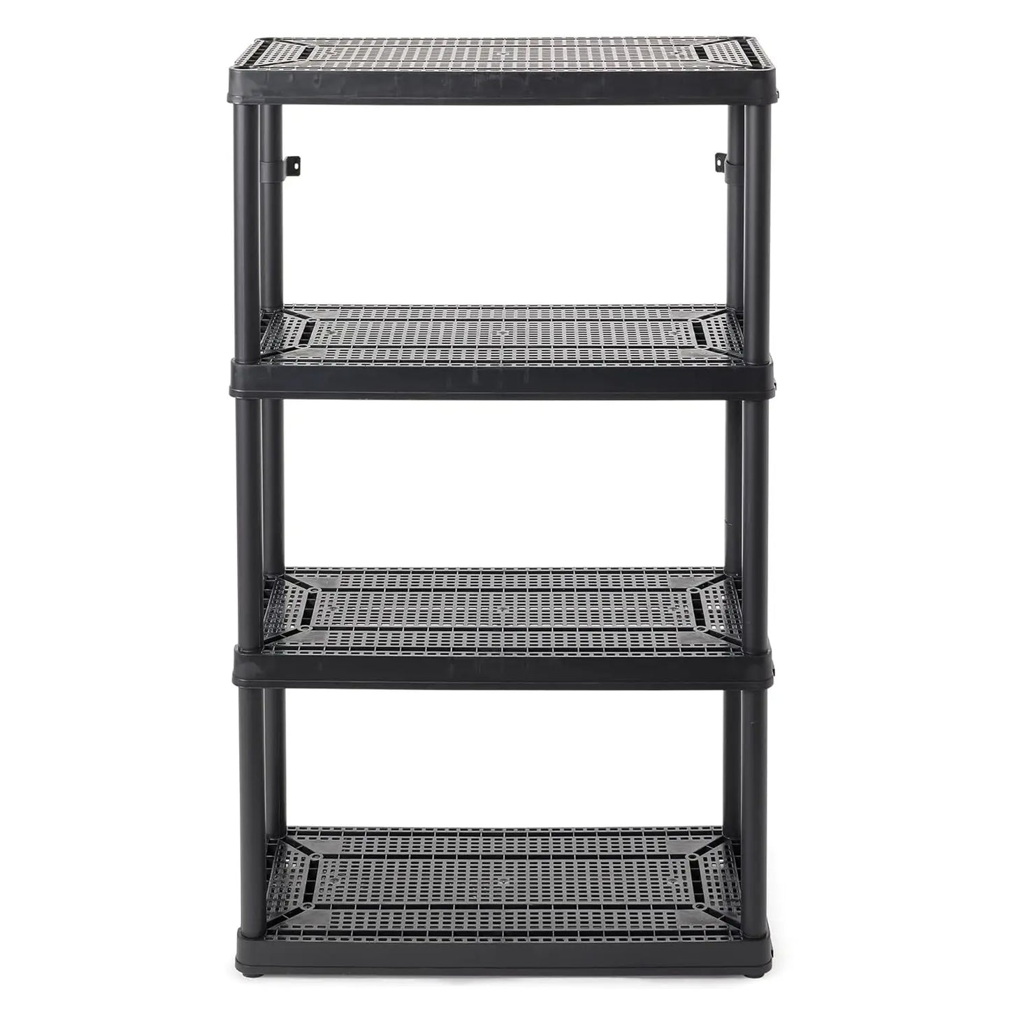 4 Shelf Fixed Height Ventilated Medium Duty Storage Unit 14 x 32 x 54.5" Organizer System for Home, Garage, Basement, &, Custom
