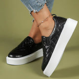 Women's Quilted Platform Slip-On Shoes – product view 4