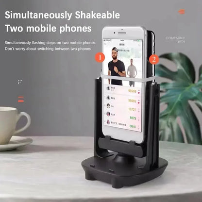 Mobile Phone Pedometer Swing Automatic Walking Machine Desk Swing Shaker Stand Holder Brush Agitator Counter For IPhone Xiaomi