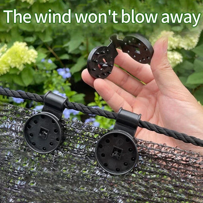 Awning Plastic Clips, Outdoor Shade Cloth Net Clip, Camping Garden Tools, Building Fence, Fix Clamp Awning Hook, 5-100Pcs