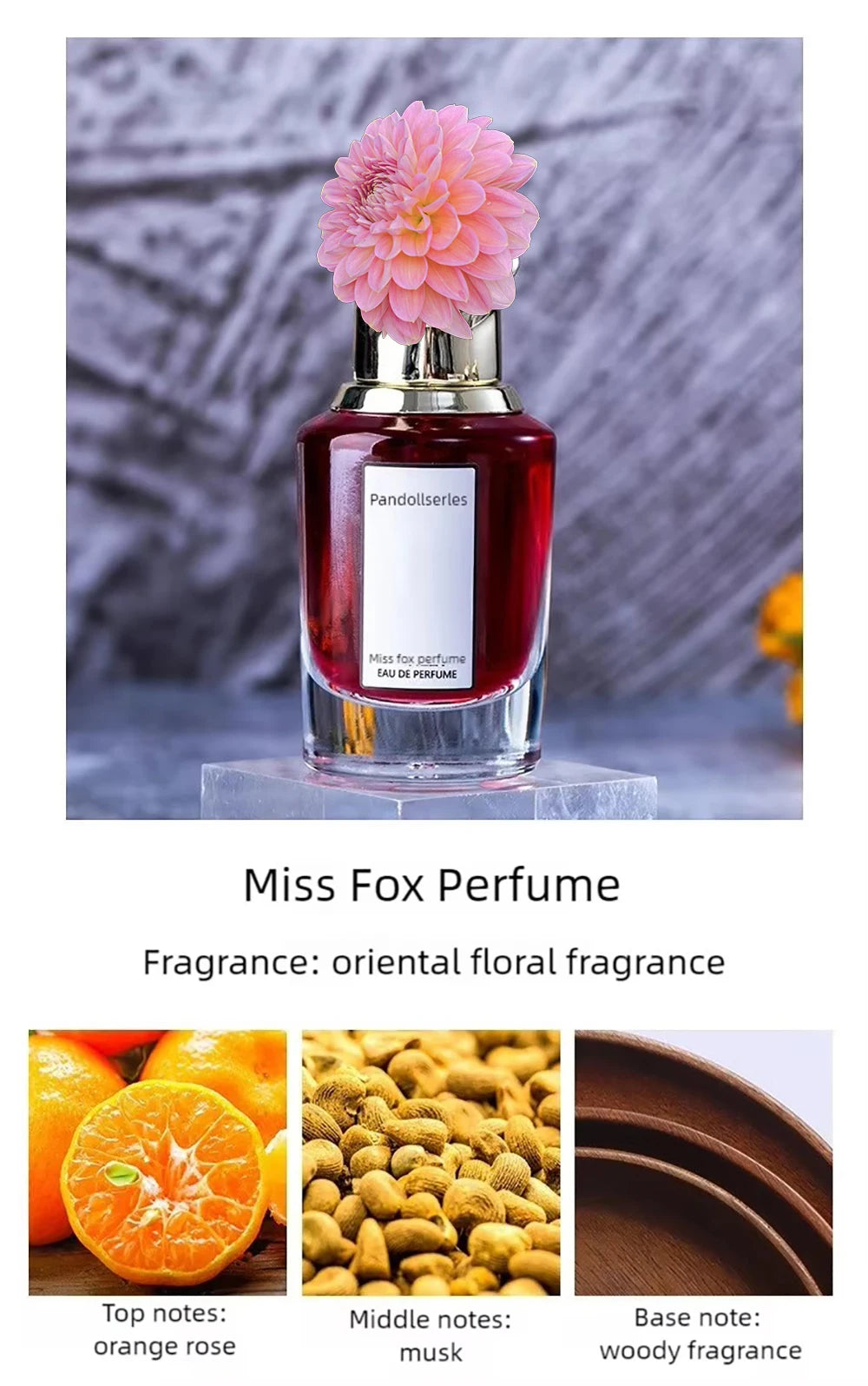 Luxury Brand Women Perfumes And Colognes Men 75ml Eau De Parfum Femme Lasting Fragrance Plant Floral Scent Spray Gift Box 3Piece
