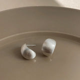 Brushed Geometric Earrings — view 10