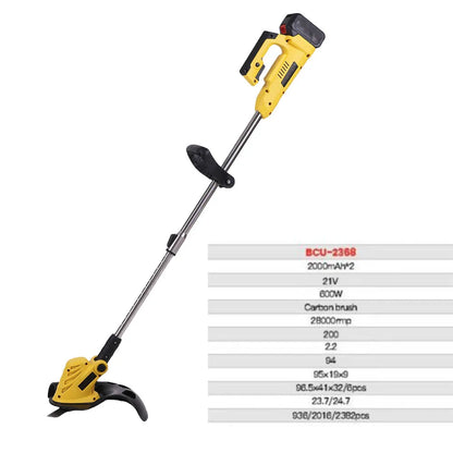 collapsible Electric Brushless Motor Cordless Cutter Household Weeder Rechargeable For Garden Lawn Trimming for dewalt 20v