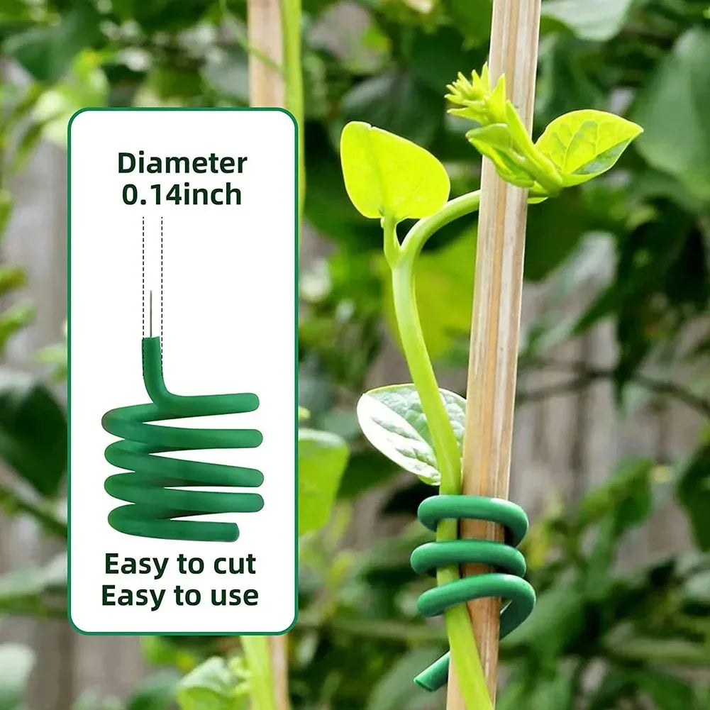 10/20M Garden plant Fixation Rope Iron Wire Support Flower Binding Soft Wire Rose Climbing Garden Outdoor Tool For Vegetable
