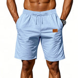 Men's Linen-Blend Beach Shorts — view 5