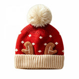 Kids' Reindeer & Snowflake Knit Hat — view 8