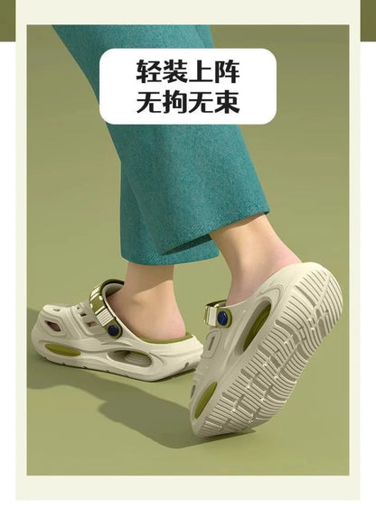 Bow foot supported EVA sports sandals suitable for men's summer indoor 2026 new cool slippers suitable for men's home decoration