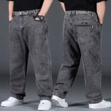 Men's Wide-Leg Cargo Jeans — product image