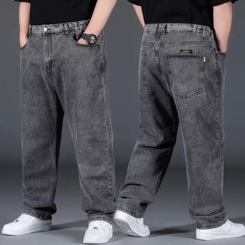 Men's Wide-Leg Cargo Jeans — product image
