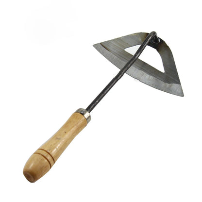 Multifunctional Small Hoe With  Handle, Household Flower Hoe, Gardening Hoe, Outdoor Agricultural Tool And Garden Tool.