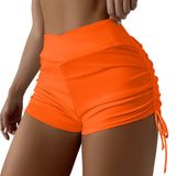 Adjustable Side-Tie Swim Shorts