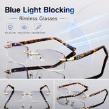 Begreat Rimless Square Reading Glasses — view 3