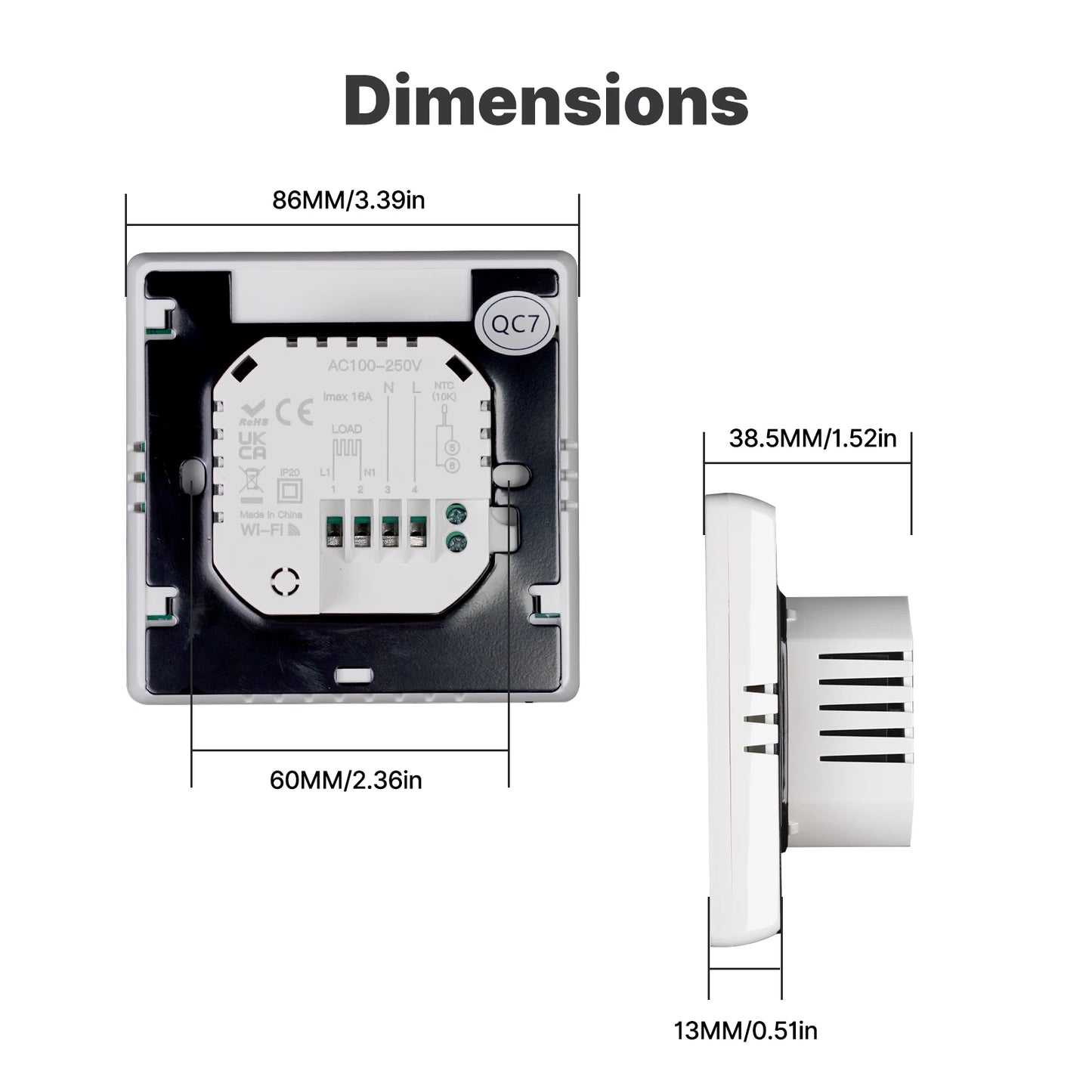 MOES Tuya WiFi Smart Thermostat Programmable Temperature Controller Water Boiler Electric Heating Work With Alexa Google Home