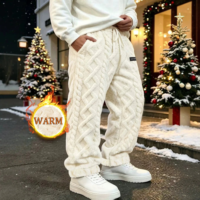 Men's Fleece-Lined Casual Pants — product image