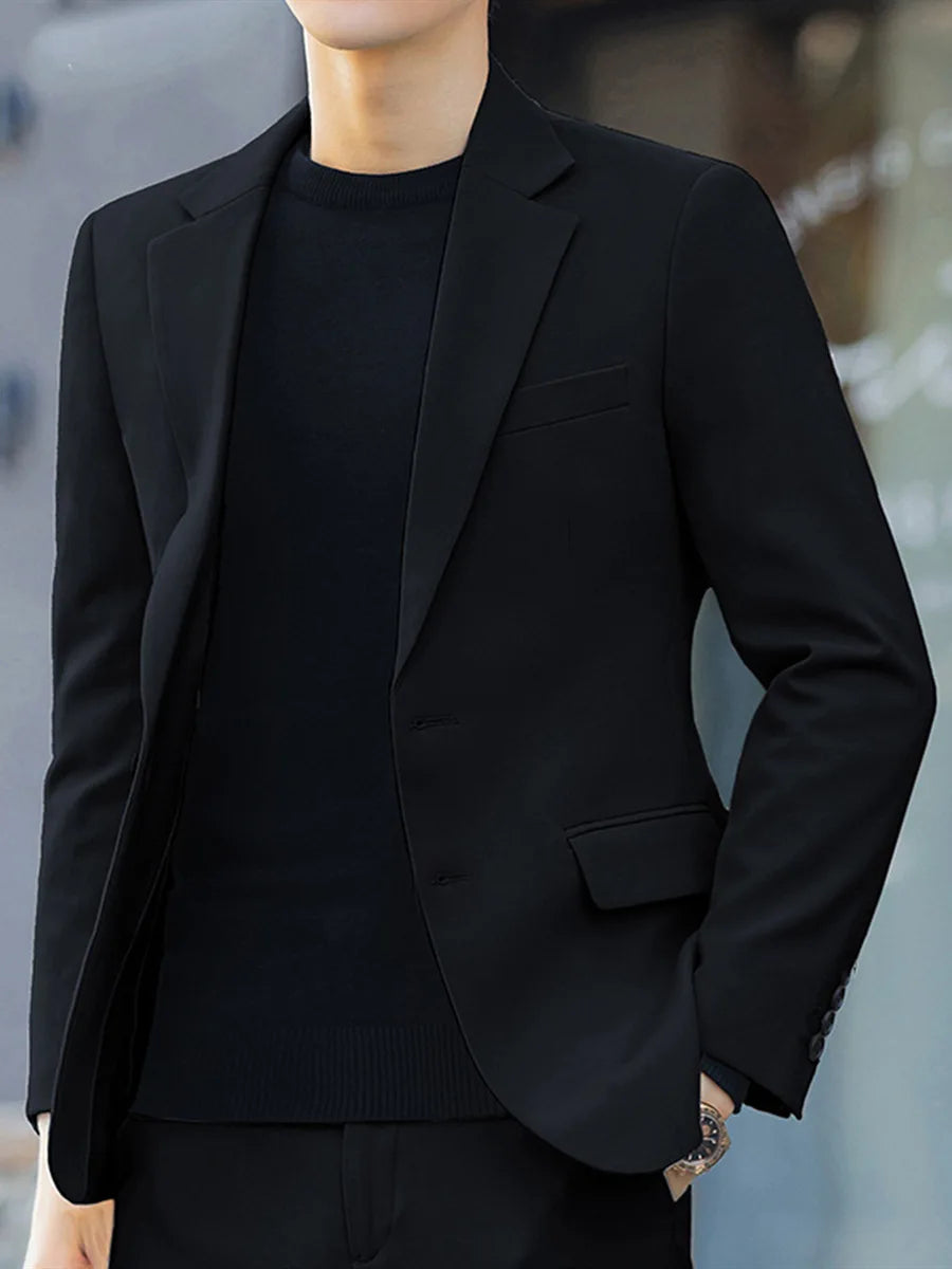 Blazer's New Men's Fashion Outdoor Travel Youth Wedding Campus Slimming Casual Korean-style Cool and Stylish Formal Wear Blazer