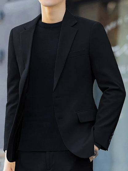 Blazer's New Men's Fashion Outdoor Travel Youth Wedding Campus Slimming Casual Korean-style Cool and Stylish Formal Wear Blazer