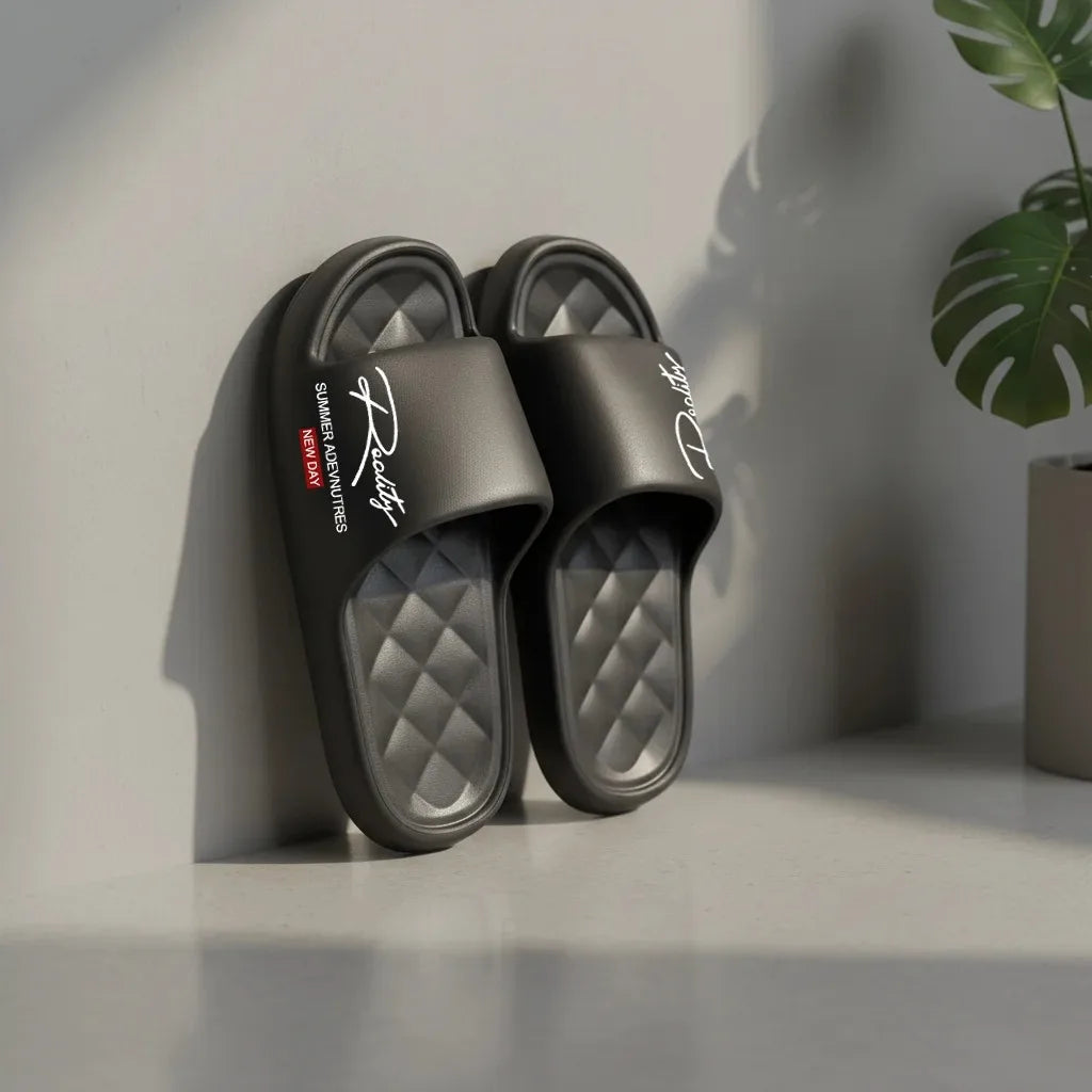 Outdoor Home Women's EVA Slippers,Lightweight Non-Slip Men's Sandals,Suitable for All Seasons,Women's Home Shoes,Indoor Slippers