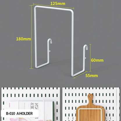 No-Holes Home Organization | This Wall Pegboard Displays & Organizes Your Daily Items & Electronics in Living Room/Study
