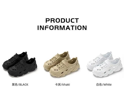 Outdoor Sports Slippers for Men and Women, Thick-Soled Eva Non-Slip Breathable Clogs, Fishing Beach Sandals, Unisex Couple Style