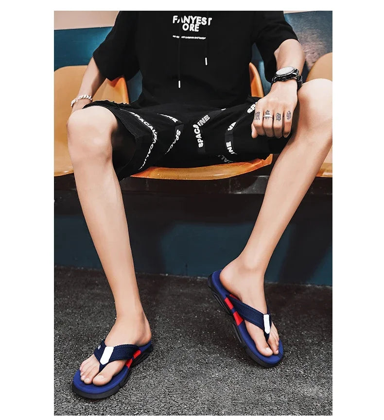 Summer Fashion Men Slippers Flip-Flops Outdoor Beach For Man Casual Breathable Antiskid Men's Sports Party Sneakers Shoes