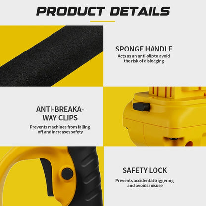 Brushless 1380W Electric Chainsaw Telescoping Pole Pruner High Branch Saw Garden Tree Pruning Tool For Dewalt 20V Battery Pin