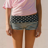 Foldover Polka Dot Shorts