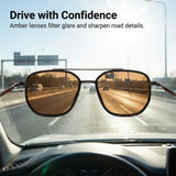 Klassnum Oversized Pilot Sunglasses — view 3
