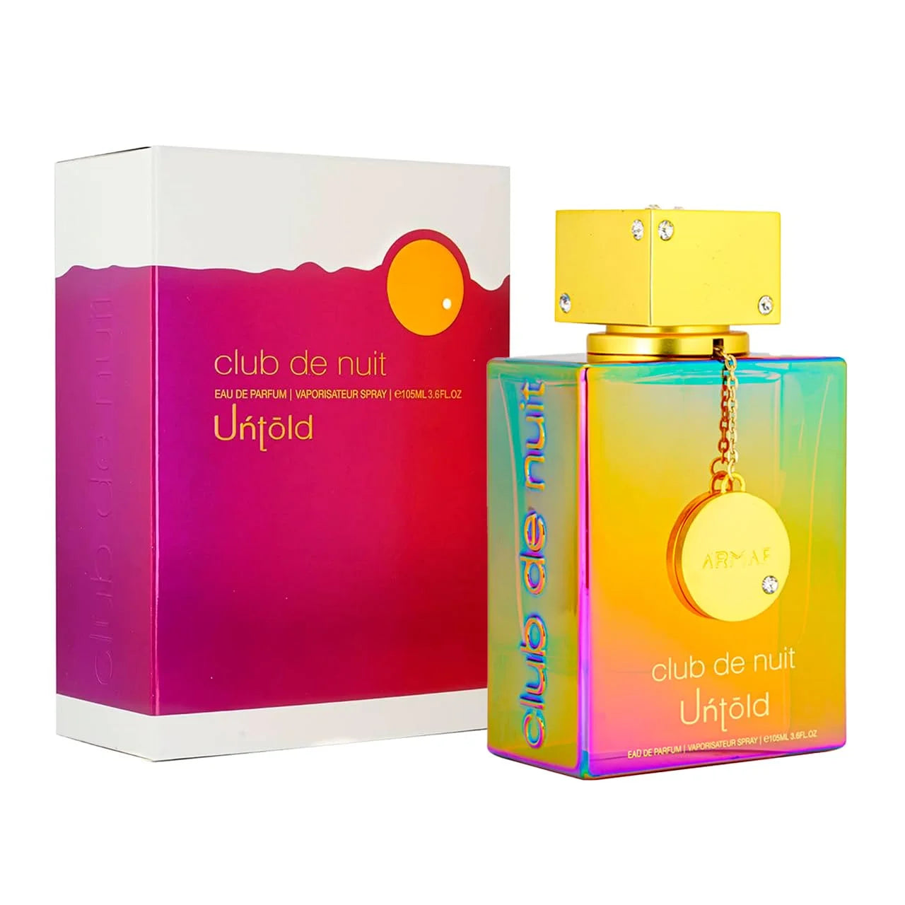 Club De Nuit Untold for Men Eau De Parfum Spray, 3.6 Ounce