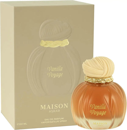 Vanilla Voyage 75ml EDP Unisex Perfume Long Lasting Sweet Vanilla Amber Musk Scent Luxury Signature Fragrance Gift For Men Women