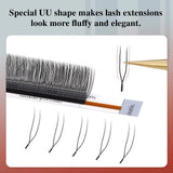 Nagaraku U-Shape YY Eyelash Extensions — view 2