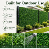 Artificial Boxwood Privacy Panels — view 5