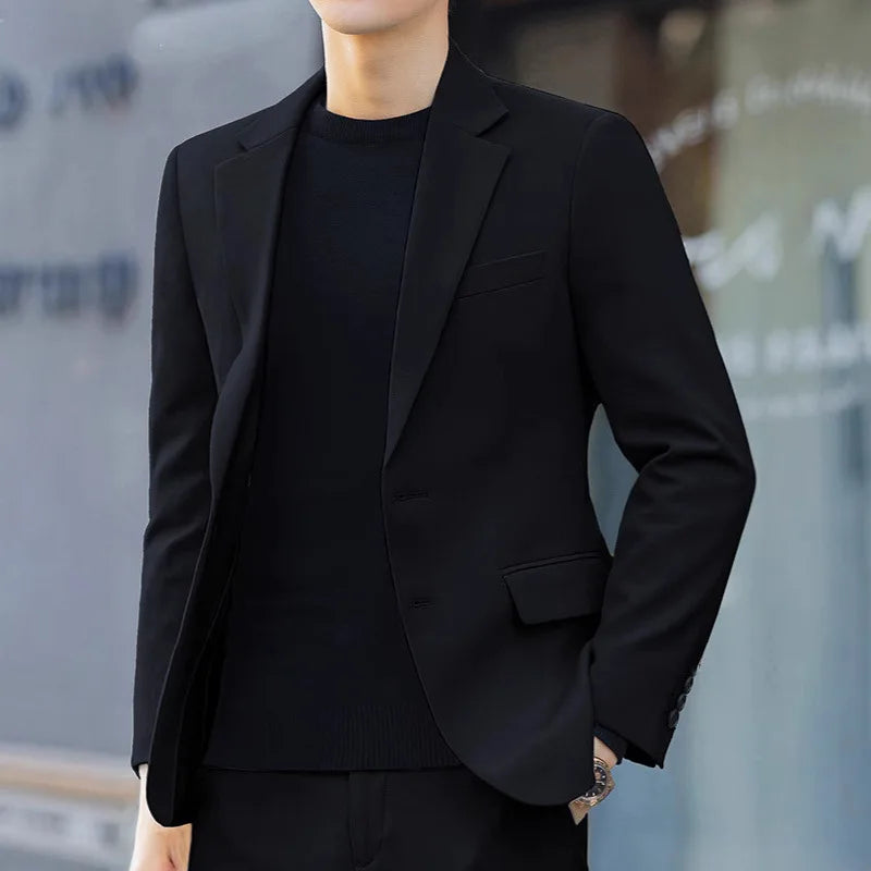 Blazer's New Men's Fashion Outdoor Travel Youth Wedding Campus Slimming Casual Korean-style Cool and Stylish Formal Wear Blazer