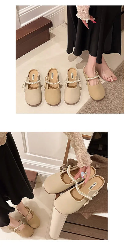 New Arrival Women Summer Mule Sandals Fashion Half Slippers Soft Sole Non Slip Casual Outdoor Beach Daily Shoes