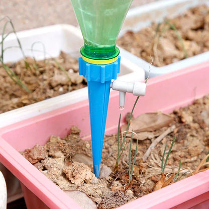 Automatic Drip Irrigation Watering System Plant Dripper Spike Kits Garden Self Watering Planter Insert Plant Watering Devices