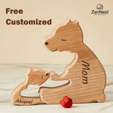 Personalized Wooden Bear Puzzle — view 2