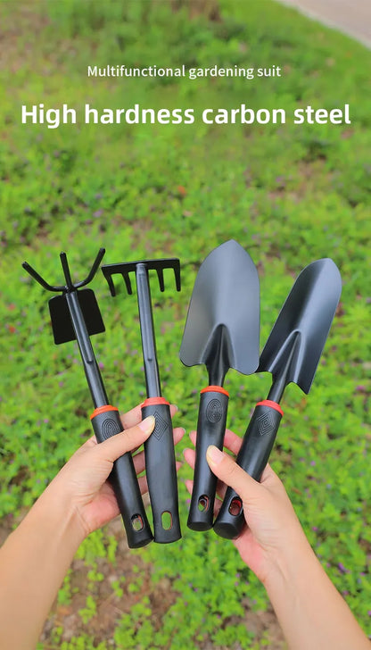 5 Pack 5-in-1 Gardening Hand Tool Set, Mini Hoe & Small Shovel for Outdoor Digging, Garden Loosening & Beach Clamming Tools