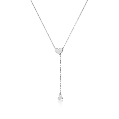 ANDYWEN 925 Sterling Silver Transformer Adjustable Chain Heart Pendant Charm Necklace Drop Choker Resizable Women Luxury Jewekry