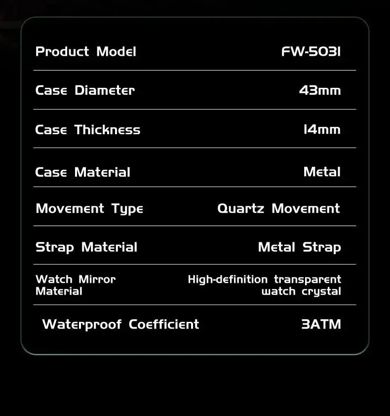 Mark Fairwhale Casual Leather Strap relógios masculino Quartz Fashion WristWatch Waterproof Fashion Watches for man reloj hombre